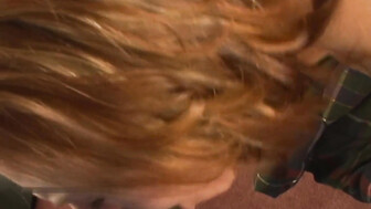 Redhead white MILF fucks fat BBC