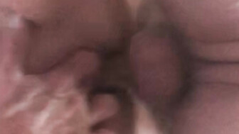 Cum dripping off his balls