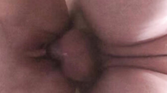 Cum dripping off his balls