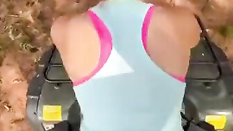 juicy ass doggy style fucked on a quad