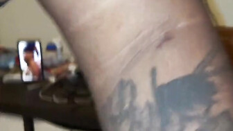 Nerdy girl returns big black cock