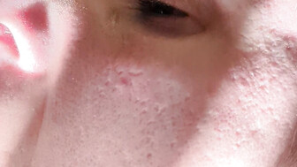 Amateur hotwife cum in mouth and facial