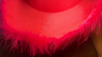 Cowgirl milks Black cock with her mouth