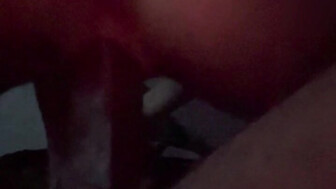 White girlfriend riding big black dick like a pro