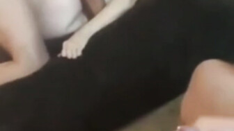 Persian muslim hotwife fuck by stranger while husband jerking off