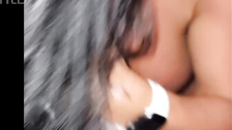 Tattooed latina hotwife sucks and rides big black dick