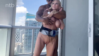 Slutty MILF hard BBC fucking in the hotel
