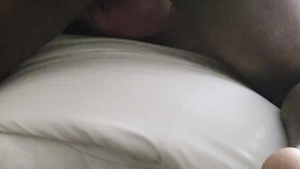 Cleaning That BBC With Her Mouth