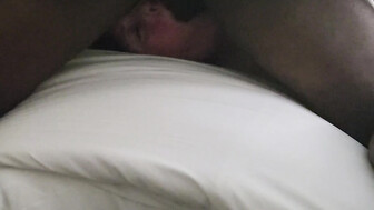 Cleaning That BBC With Her Mouth