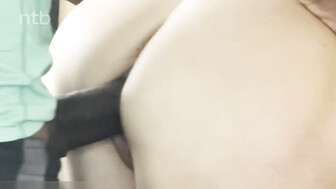 Horny white milf just had incredible quickie with her endowed bbc lover