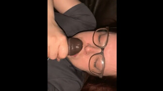 Face fucking her until cumshot