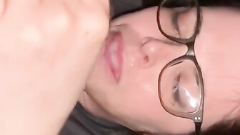 Face fucking her until cumshot