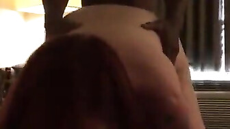 She's nutting all over her bull