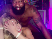 Cute blond white teen gets piece of advice from her bbc fuck buddy