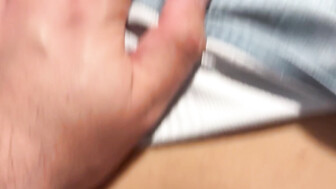 My wife at the supermarket buying groceries