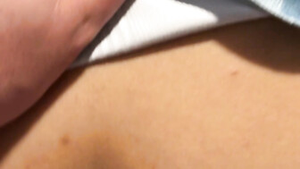 My wife at the supermarket buying groceries