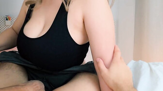 Hot MILF wife in her sportswear with big ass