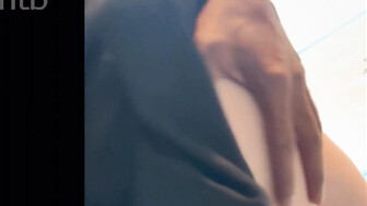 Perfect blond takes fat black dong bareback inside her shaved pussy