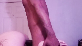 Amateur redhead with big ass takes BBC