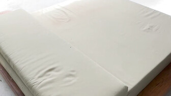 Redhead teen takes that bbc bareback inside her bald pussy