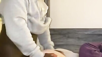 PAWG takes BBC cream pie