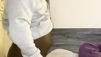 PAWG takes BBC cream pie