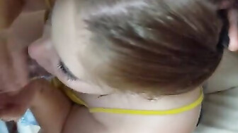 Slutty girl BBC mouthfucking Pt 2