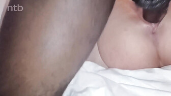 Slutty PAWG hard fucking with black bull