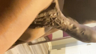 BBC Cockslut getting Spitroasted!!!