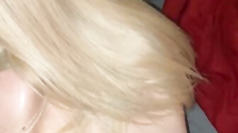 Hot white blonde Huge BBC