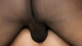 White wife in sexy lingerie enjoyed this huge black cock