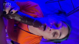 PAWG with tattoo loves it hard with BBC