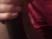 White wife having fun sucking big black cock