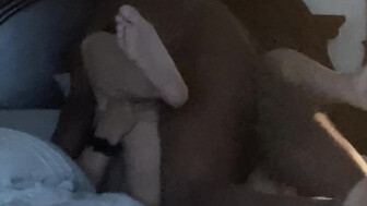 Turn up volume. Cuckold watches wife get bred by BBC