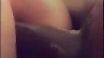 Sweetheart hot married woman getting ANAL pleasure with black dude