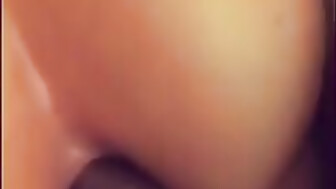 Sweetheart hot married woman getting ANAL pleasure with black dude