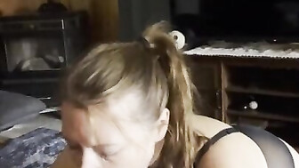 Huge black dick bubble blowing bimbo