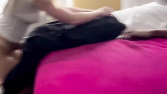 Blonde bombshell wife and her very first BBC, and she got LUCKY