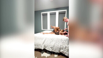 Super sexy Asian hotwife joined by hubby while fucking her first bbc