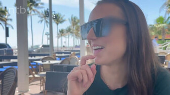 Cute brunette had crazy BBC adventure on her spring break