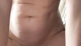 Redhead wife riding BBC Dildo