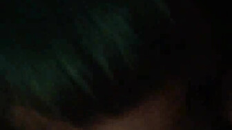 Hotwife sucks friend and takes a facial
