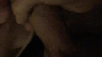 Hotwife sucks friend and takes a facial