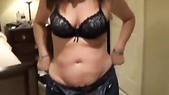 Sharing her after a night out at the bar