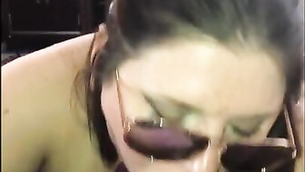 Queen of Size sucks and slurps massive BBC