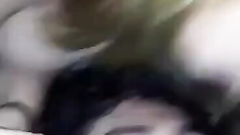 Wifey asks BBC to choke her and hubby with his cock