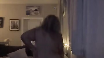 Cheating BBW caught on home cam