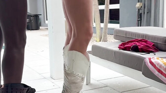 Slutty white wife having fun with hung BBC bull