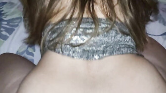 Hot Indian milf riding her bbc