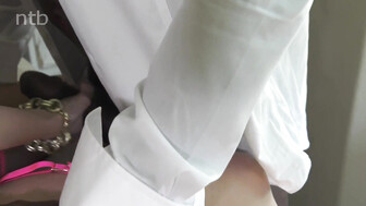 Huge BBC lover and sexy white blonde in the hotel